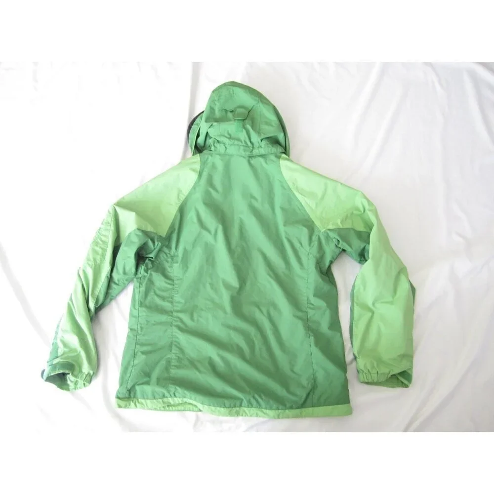 Women Columbia Omni Tech Bugaboo Waterproof‎ Full Zip Hood Jacket Sz L (WS71)